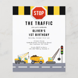 Convite para Caminhão de Construção de Partido pri