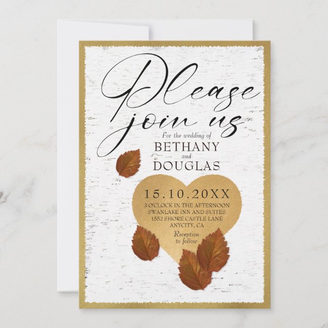 Convite para Carragem de Casamento (Frente)