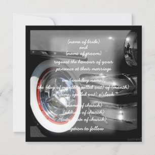 Convite para carro clássico