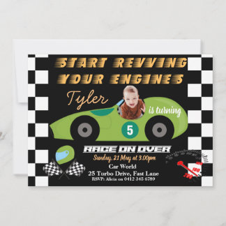 Convite para Carros 5 Birthday Boys