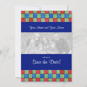 Convite para Cartão com fotos 'Salvar a data' para