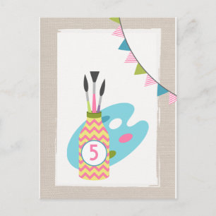 Convite para Cartão de Aniversário do Partido Pint