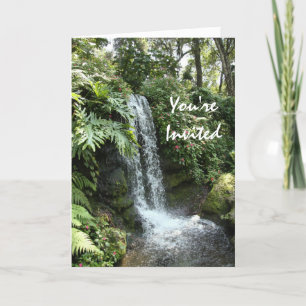 Convite para Cartão de Cachoeira