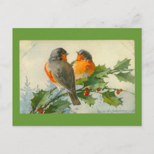 Convite para Cartão de Impressão postal de aves do