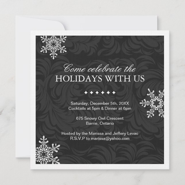 Convite para Cartão de Natal (Frente)