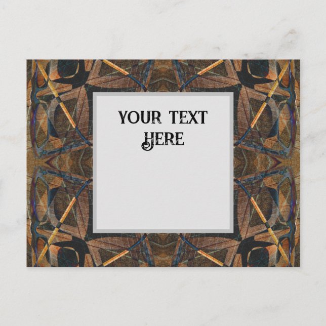 Convite para Cartão-Postal de Especificações (Frente)