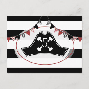 Convite para Cartão-Postal de Festa de aniversário