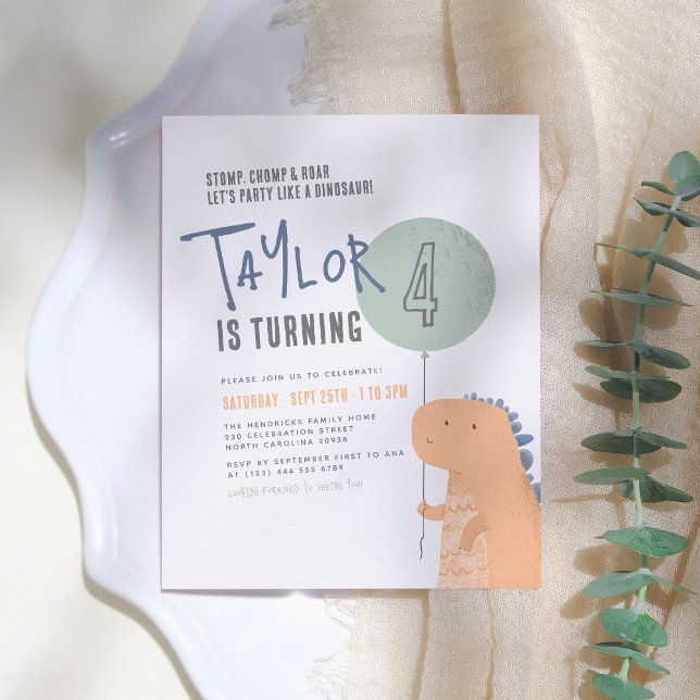 Convite para Cartão-postal de Festa de aniversário (Criador carregado)