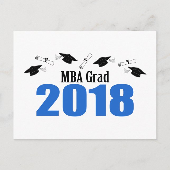 Convite para Cartão-Postal do Formando MBA 2018 (B (Frente)