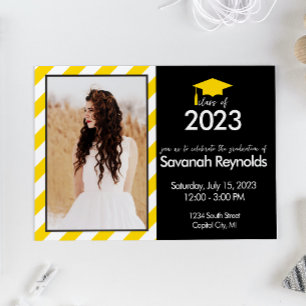 Convite para Casa Aberta de Graduação com Foto