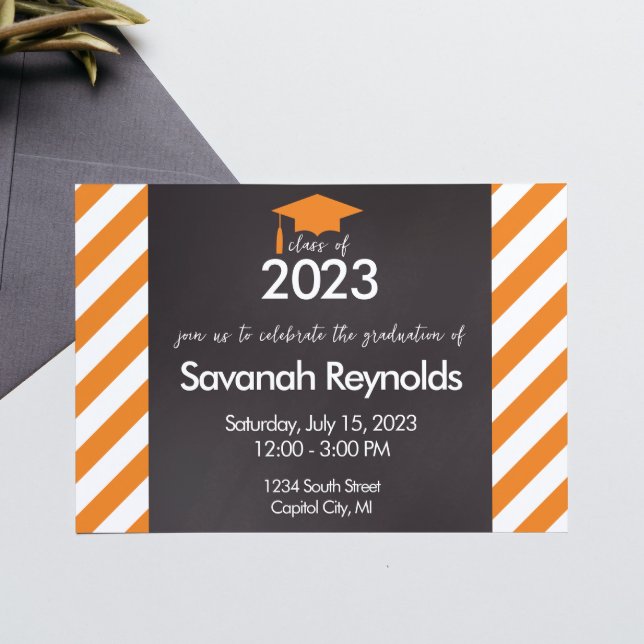 Convite para Casa Aberta de Graduação com Foto (Criador carregado)