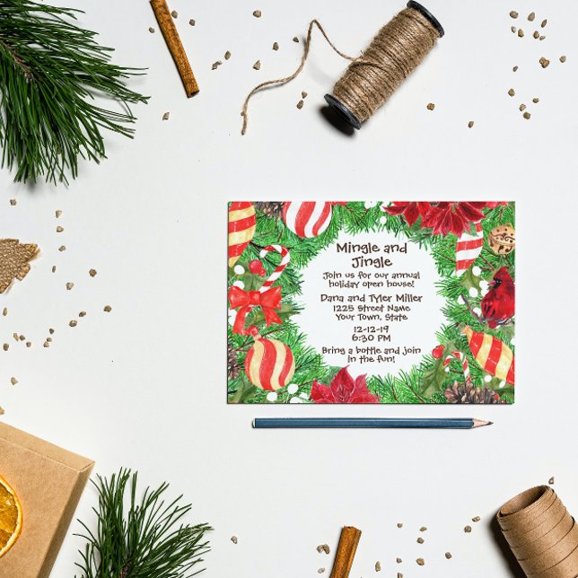 Convite para Casa Aberta de Natal (Criador carregado)