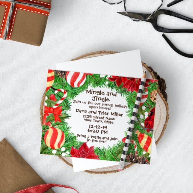 Convite para Casa Aberta de Natal (Criador carregado)