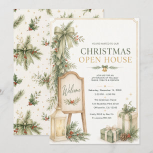Convite para Casa Aberta de Natal