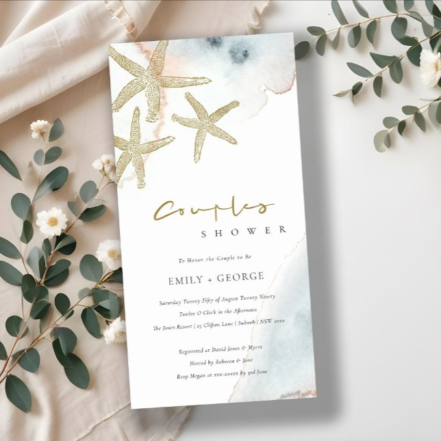 CONVITE PARA CASAIS DE PEIXE DE ESPESSURA AZUL Dou (Criador carregado)