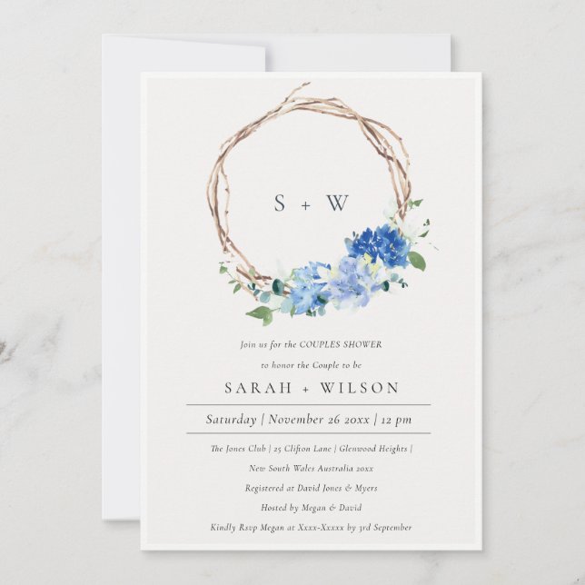 Convite para Casais Florais Florais Livres (Frente)