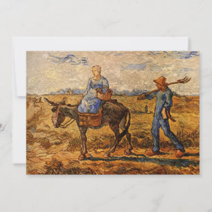 Convite para Casal Camponês por Vincent van Gogh