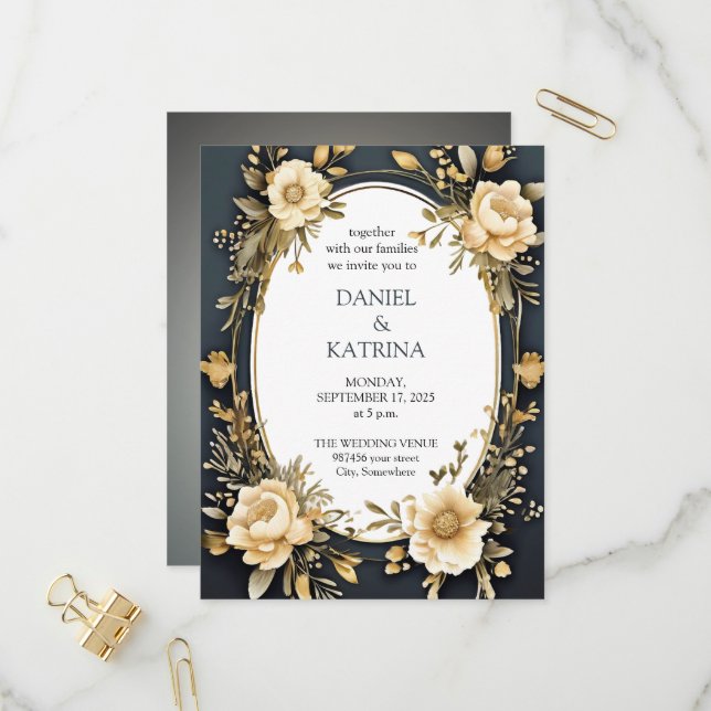 convite para casamento (Frente/Verso In Situ)