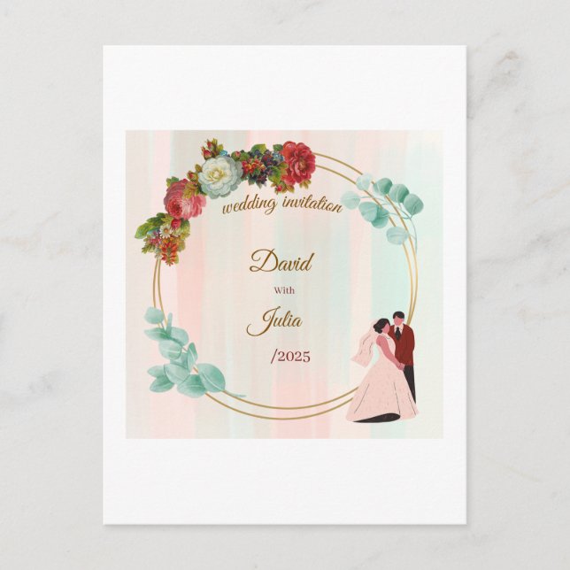 convite para casamento (Frente)