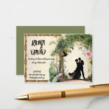 convite para casamento