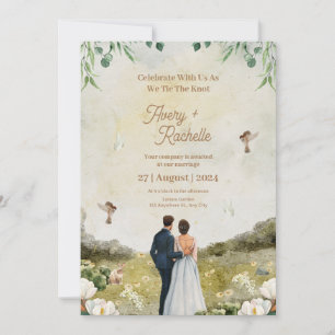 convite para casamento