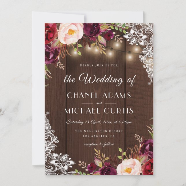 convite para casamento (Frente)