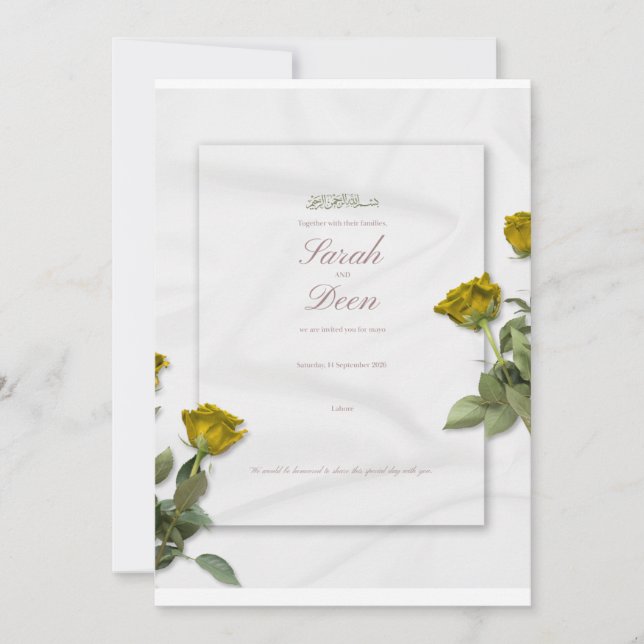 Convite para casamento (Frente)