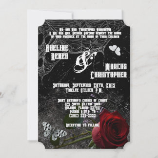 Convite para casamento Adeline Zade Meado