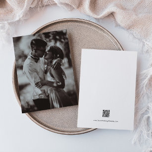 Convite para casamento apenas com a foto com o cód