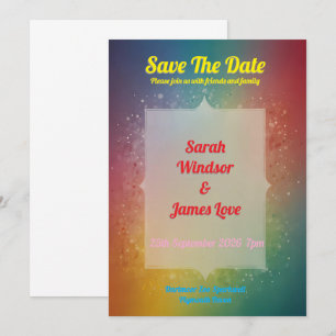 Convite para Casamento Arco-Íris