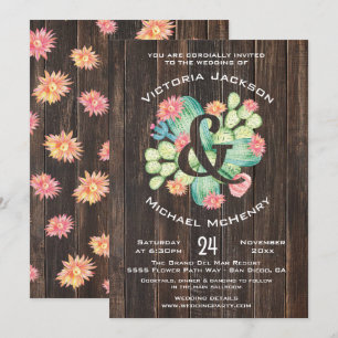 Convite Para Casamento Bem Suculento Da Rustic Wat