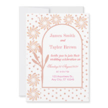 Convite para casamento Boho