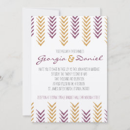 Convite para Casamento Boho Arrohead