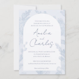 Convite Para Casamento Botânico Elegante