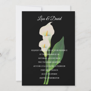 Convite para casamento - Cala Lily