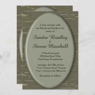 Convite para Casamento Camo Design