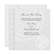 Convite para Casamento Celta Tradicional