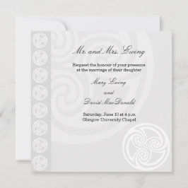Convite para Casamento Celta Tradicional