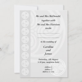 Convite para Casamento Celta Tradicional