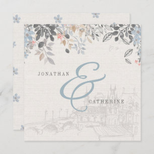 Convite para Casamento Charme do Velho Mundo