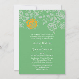 Convite para Casamento Colorido Fern Bold
