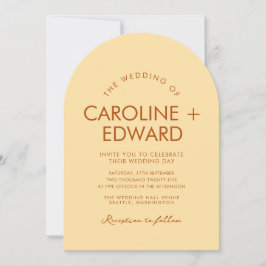 Convite para Casamento com Striping Retro