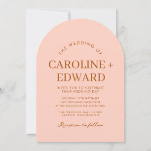 Convite para Casamento com Striping Retro