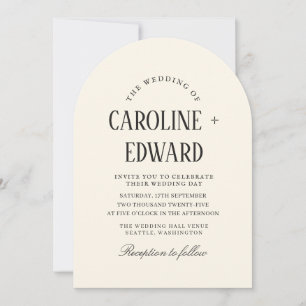 Convite para Casamento com Striping Retro