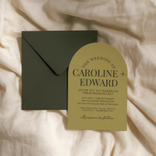 Convite para Casamento com Striping Retro