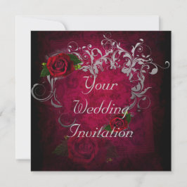 Convite para Casamento Coração Decorrido