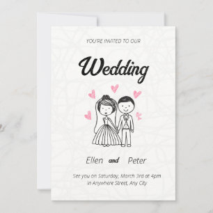 Convite para casamento criativo