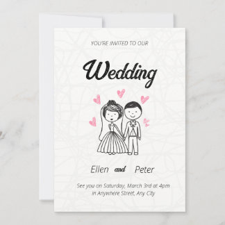 Convite para casamento criativo