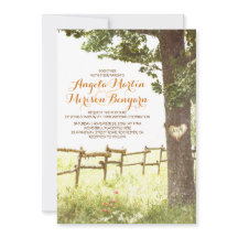 convite para casamento da árvore cardíaca russa do