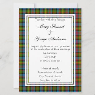Convite para Casamento da Bowie Scottish